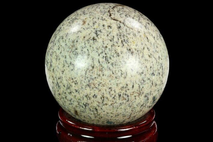 Polished K Granite (Granite With Azurite) Sphere - Pakistan #123509